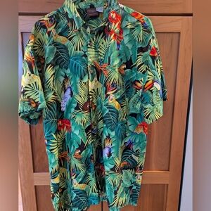 High Seas Trading Company Mens Hawaiian Shirt, Size XL